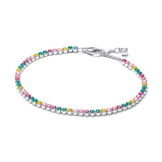 Bracciale Pandora Donna Classic Stone in Argento Cubic Zirconia 593927C03-18 - 593927C03-18